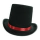 thumbnail image 5 of Magician Top Hat Disfraces Sombrero Copa Accesorio Caballero Hechos en Poliéster Adecuado para Fiestas Presentaciones Eventos Temáticos Clubes Altura 16cm C 54CM, 5 of 6