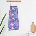 thumbnail image 3 of Uemuo Disco Roller Skates Printed Bib Apron, Adjustable , Water and Oil Resistant, Cooking Kitchen Chef Apron for Women Men, 3 of 5