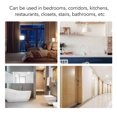 thumbnail image 4 of Flush LED Ceiling Light 24W Modern Rectangle 3000K Aluminium Flush Mount Light Fixture Warm Lighting 110-265V For Bedroom Kitchen Living Room, 4 of 8