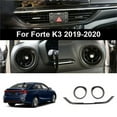 thumbnail image 2 of 3pcs Car Interior Mouldings Stickers For Forte K3 2019-2020 Central Console Air Outlet Vent Cover T, 2 of 5