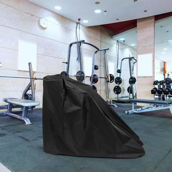 LOLIPPYY Black Oxford Cloth Treadmill Cover Outdoor Running Machine Protector for Exercise Equipment
