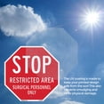 thumbnail image 4 of Stop Restricted Area Surgical Personnel Only (2 Pack) 6 inch X 6 inch Octagon Vinyl Label Decal Sticker Weather Resistant, UV Protected for Workplace, Made in the USA, 4 of 5