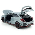 thumbnail image 4 of Civic Type R Coche de juguete Hatchback Deportes Diecast Modelo Coche 1/32 Escala Metal Pull Back Vehículos Puertas Luz abierta Sonido Juguetes para niños Niños Regalos de cumpleaños Colección para ho, 4 of 5