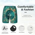 thumbnail image 5 of Haiem Around The Planet Men'S Quick-Dry Swim Trunks: Comfortable Beach Shorts With Mesh Lining And Pockets - Ideal For Swimming And Sunbathing 3x-Large, 5 of 9