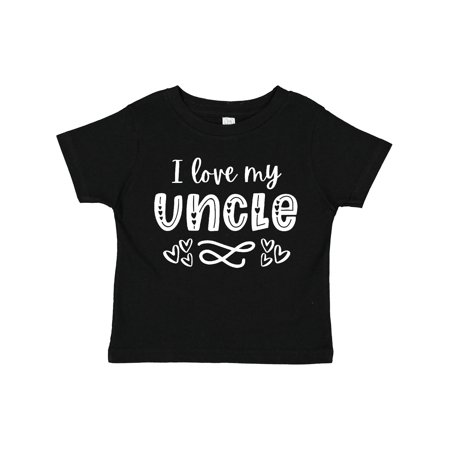 

Inktastic I Love My Uncle- Hearts Gift Toddler Boy or Toddler Girl T-Shirt