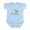 Sky Blue, variant on CafePress - Stork Baby Honduras USA Infant Bodysuit - Baby Light Bodysuit, Size Newborn - 24 Months