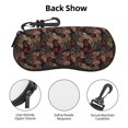 thumbnail image 3 of Cauagu Hearts and French Bulldog Pattern Unisex Glasses Case,Zipper Protective Fabric Sunglass Case with Clip Soft Case Horizontal Protective Pouch for Sunglasses Eyewear, 3 of 6