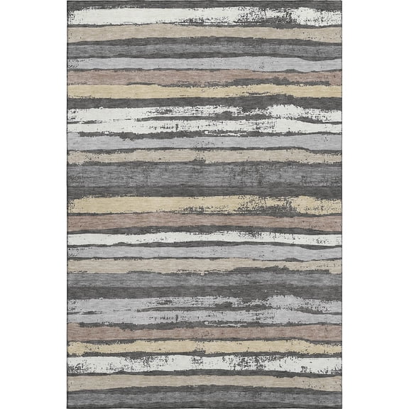 Dalyn Rugs Premium Machine Washable Mayfield AMF1019 Charcoal 2'6" x 3'10" Rug