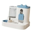 thumbnail image 1 of Comedero y bebedero automático para mascotas, dispensador de comida y agua 2 en 1 para gatos, cachorros, gatitos, gatos y perros pequeños y medianos. Azul, 1 of 10