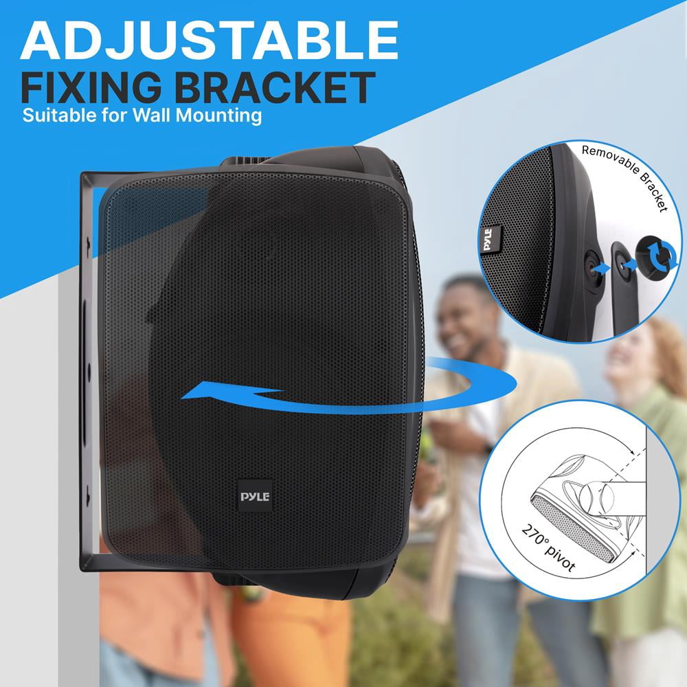 Pyle 5.25" 80 Watt Outdoor Waterproof Patio Speaker with Surround Sound
