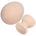 thumbnail image 1 of Huevo de Pascua de madera,Huevo de Pascua de madera Sin pintar Huevo de madera sin pintar Huevos de madera para decorar calidad de nivel superior, 1 of 8