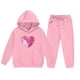thumbnail image 3 of TaTaai His and Hers Valentine Print Hoodie, Cozy Pullover with Pocket, Matching Gift Sweatshirt Gift, 3 of 4