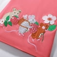 thumbnail image 7 of Toddler Girls Dresses Striped Summer Cartoon Appliques Casual Clothing Dress Size 1-2T, 7 of 7