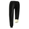 thumbnail image 4 of ZVAVZ Fleece Sweatpants Women Winter Warm Sherpa Lined Pants Athletic Casual Solid Color Jogger Sweatpants with Pockets, 4 of 6