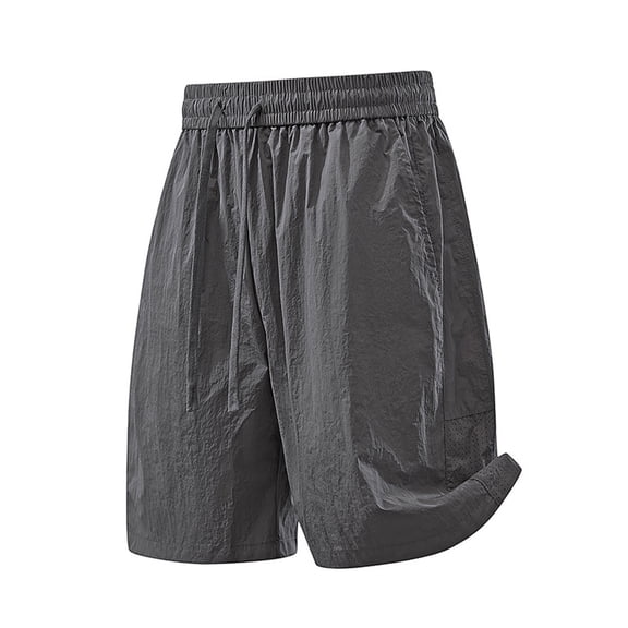 IROINNID Men's Quick Dry Lightweight Running Shorts with Elastic Drawstring Waist and Side Pockets Relaxed Loose Fit for Summer Gym Workout
