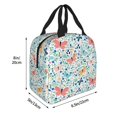 thumbnail image 4 of Kdxio Butterflies Print Insulated Lunch Bag,Reusable Tote Lunch Box for Women Men,Leakproof Cooler Lunch Bags for Work Office Travel Picnic, 4 of 6