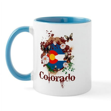 

CafePress - Butterfly Colorado Mug - 11 oz Ceramic Mug - Novelty Coffee Tea Cup