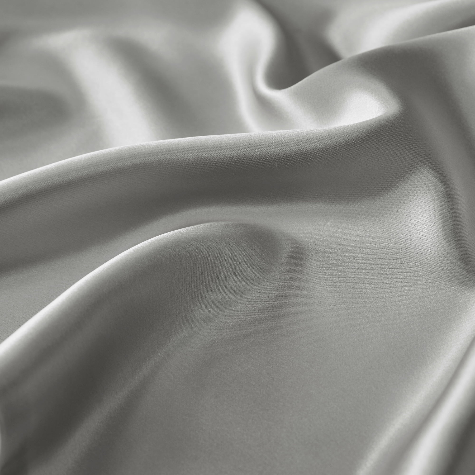 Comfort Classics Silk 100% Mulberry Single Pillowcase, Queen, Grey