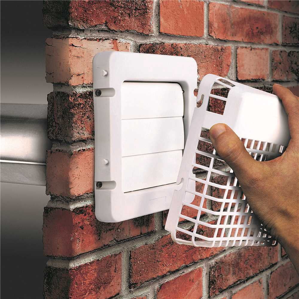 Dundas Jafine PGH4WXZ Dryer Vent with Pest Barricade, White - 4 in.