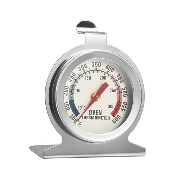 Termómetro de horno, Medidor de temperatura de lectura instantánea de acero inoxidable 100-600F