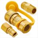 thumbnail image 1 of Conexiones Rápidas para Gas Natural de 3/8 de Pulgada, Kit de Desconexión Rápida para Manguera de Propano y Gas LP de Latón Macizo 100 %, 1 of 6
