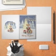 thumbnail image 4 of Merry Christmas Shiba Inu Snowy Winter with Gifts Tree Decorations 5x7in Folded Greeting Card Shibas Dog Lovers Gifts Idea Single Note Card with Envelope - 12020, 4 of 5
