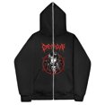 thumbnail image 1 of Sudaderas Y2K de chica oscura europea y americana para hombres y mujeres, sudaderas con capucha góticas para parejas, sudadera de Cremallera larga Harajuku, 1 of 5