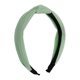 thumbnail image 1 of Diadema de Nudo de Algodón Texturizado Único para Mujeres, Banda Suave para el Cabello, Altura de 1.3 Pulgadas, Verde, 1 of 7