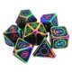 thumbnail image 4 of 7 Uds nuevo Metal poliédrico de varios lados para de DnD dados de 18 Zulema Lote de dados poliédricos, 4 of 7
