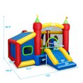 thumbnail image 4 of Gymax Kids Gift Inflatable Bounce House Slide Jumping w/480W Blower, 4 of 8