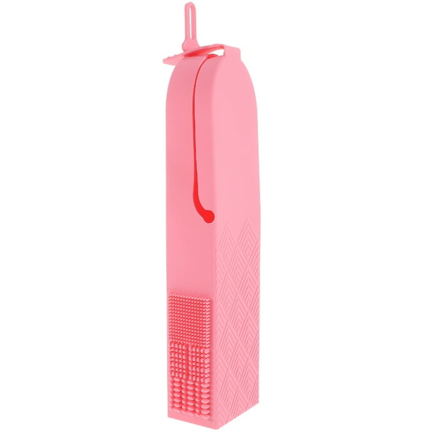 Estuche de silicona para brochas de maquillaje, estuche para brochas de maquillaje, estuche para viajes.