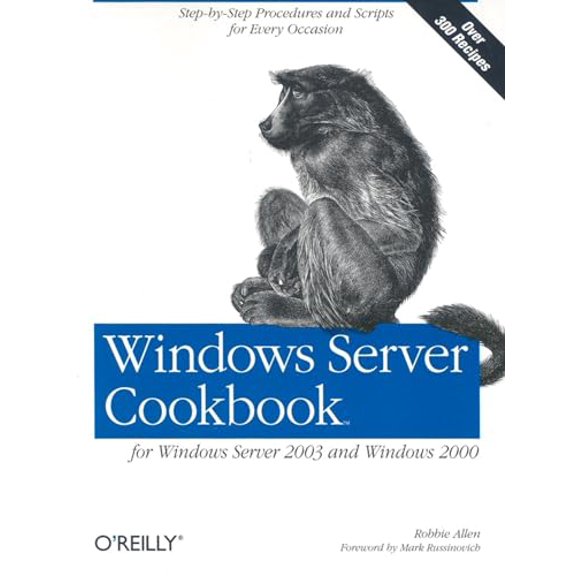 Pre-Owned Windows Server Cookbook (Paperback) 0596006330 9780596006334