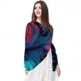 thumbnail image 5 of Wolf Beautiful Translucent Chiffon Yarn Hair Scarf 180*73 (70.86*28.7in) - Light and Breathable Silk Wrap, 5 of 6