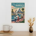 thumbnail image 3 of Visitor Museum Poster Museo Internacional Del Barroco Puebla Mexico Vintage Travel Art Reflective Pools Architecture Print Poster, 3 of 8