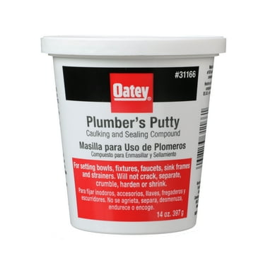 Oatey Plumber's Putty Sealing Compound for Frames and Faucets, 14 oz. Container