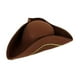 thumbnail image 5 of Sombrero pirata para fotos, accesorio decorativo para adultos, hombres y mujeres, ideal para cosplay y presentaciones. Marrón, 5 of 8