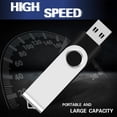 thumbnail image 4 of Unidad flash EASTBULL USB 2.0 de 1 GB, 100 unidades, color negro, 4 of 7