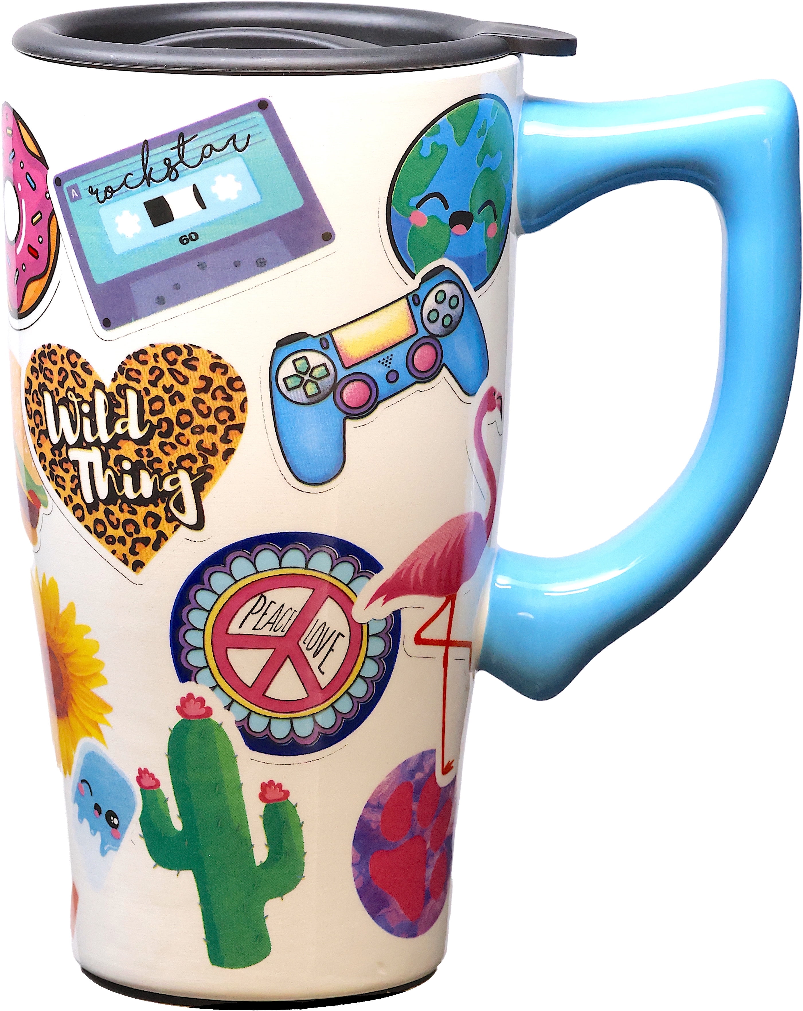 Aladdin 16oz Plastic Travel Mug Turquoise - Walmart.com