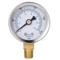 thumbnail image 2 of 200psi/ 14/8" NPT Presión Hidráulica de Aire 0 PSI 0-14 Bar Manómetro de Montaje Lateral Cola Manómetro de presión, 2 of 7