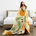 thumbnail image 5 of ZICANCN Throw Blanket Pumpkin Mature Leave , Couch Ultra Soft Micro Fleece Sofa Bed Camping Travel Blanket for Adults, 60"x50", 5 of 8