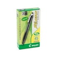 thumbnail image 2 of RexGrip BeGreen Retractable Ballpoint Pen Medium 1mm, Black Ink/Barrel, Dozen, 2 of 2