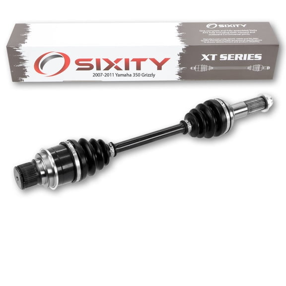 Sixity XT Rear Right Axle compatible with Yamaha Grizzly 350 2011 - IRS YFM35FGIAG YFM35FGIAL YFM35FGIHA 4X4