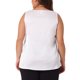 thumbnail image 3 of Camisetas sin mangas de satén de seda para mujer de tallas grandes Agnes Orinda, blusas casuales de cuello en V, camisetas básicas de verano 2X blancas, 3 of 6