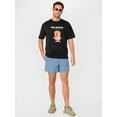 thumbnail image 1 of Camiseta informal para hombre con estampado de MR BOWIE, suave y elástica, cómoda, de cuello redondo y manga corta, ideal para verano, para adultos, hombres, mujeres, adolescentes, jóvenes y para el t, 1 of 5