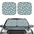 thumbnail image 2 of Balery 2 Piece Funny Chicken Car Windshield Sun Shade|Foldable Front Windshield Shade for Car Front Window for Most Sedans SUV Truck-, 2 of 7