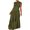 Army Green, variant on pstuiky Summer Dresses for Women, Solid Color Plus Size Dresses Pleated Midi Dress Dressy Sleeveless Crew Neck Cocktail Dresses for Women Holiday Gifts Army Green L