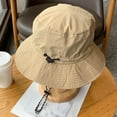 thumbnail image 3 of Waterproof Bucket Hat for Women Men Rain Hat UPF 50+ Wide Brim Boonie Sun Hat Foldable Summer Floppy Beach Fishing Safari Hat, 3 of 3