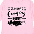 thumbnail image 4 of Inktastic Grandmas Camping Buddy Boys or Girls Long Sleeve Toddler T-Shirt, 4 of 5