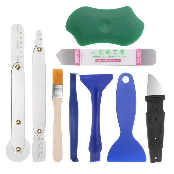 Uxcell 9in1 Set Electronics Repair Tool Kit Plastic Pry Bar Removal Set for Screen