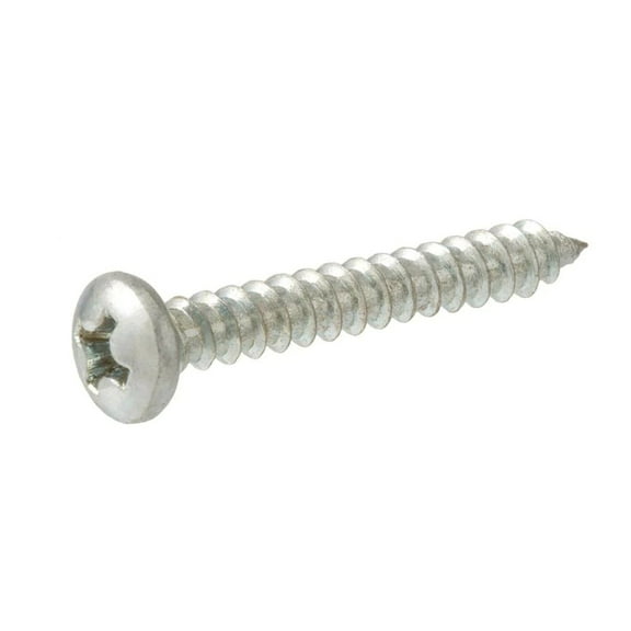 Everbilt #10 X 1-1/4 in. Phillips Pan Head Zinc Plated Sheet Metal Screw (100-Pack)